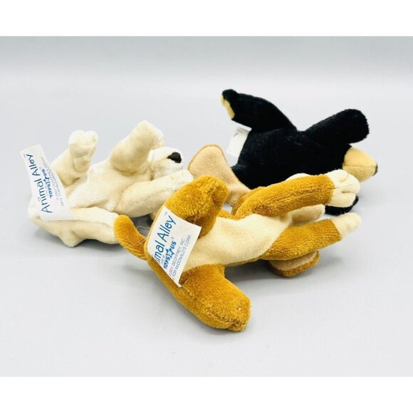 Lot of 3 Animal Alley Mini Plush Darby & Jesse Dog Cole Bear McDonalds 2001 - Picture 7 of 8
